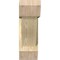 Ekena Millwork Traditional Slat Rough Sawn Bracket w/ Offset Brace, Douglas Fir, 8"W x 24"D x 24"H BKT0806X24X24TRA06RDF - alternate 4